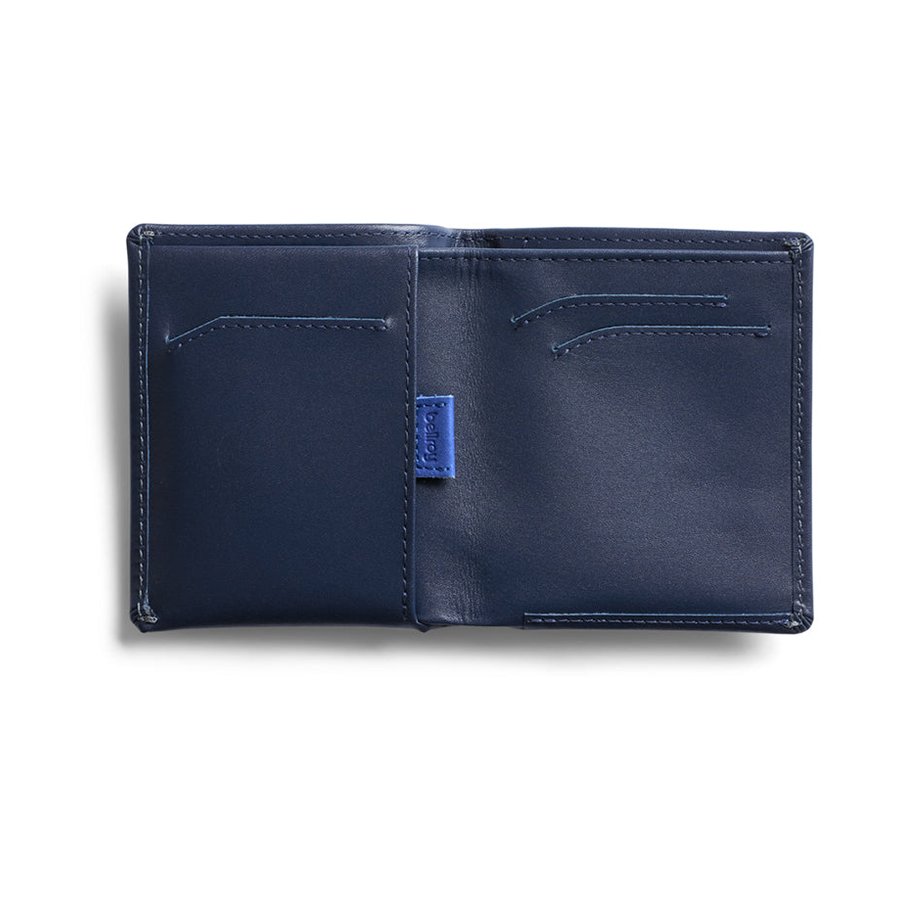 Bellroy RFID Note Sleeve Leather Wallet Navy Navy