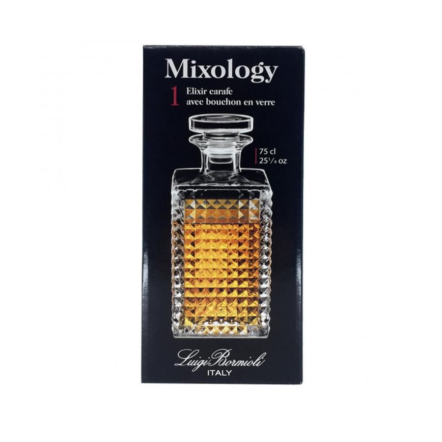Luigi Bormioli Elixir 750ml Crystal Glass Decanter Gift Boxed Clear Clear