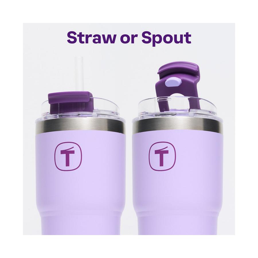 Tupperware Big T Thermal Straw Tumbler 630ml Sorbet Sorbet