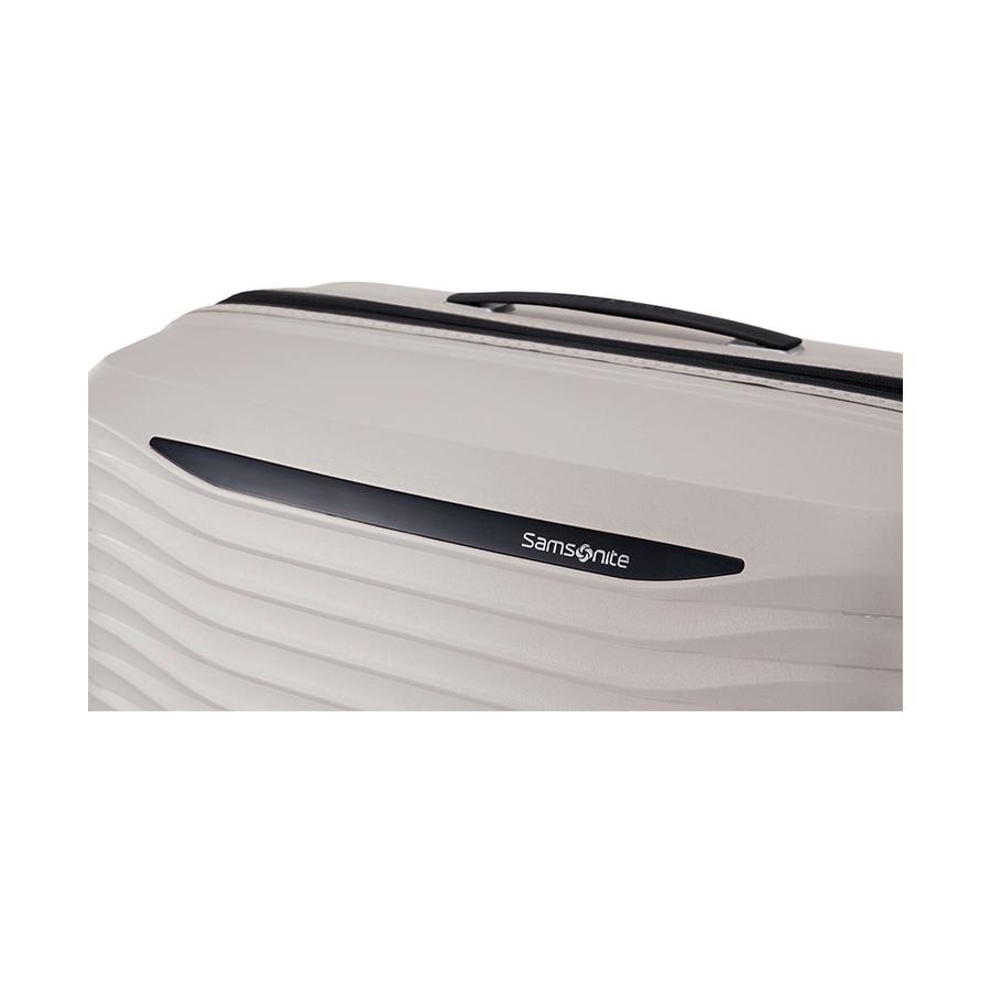 Samsonite Upscape 81cm Hardside Checked Suitcase Stone Grey Stone Grey