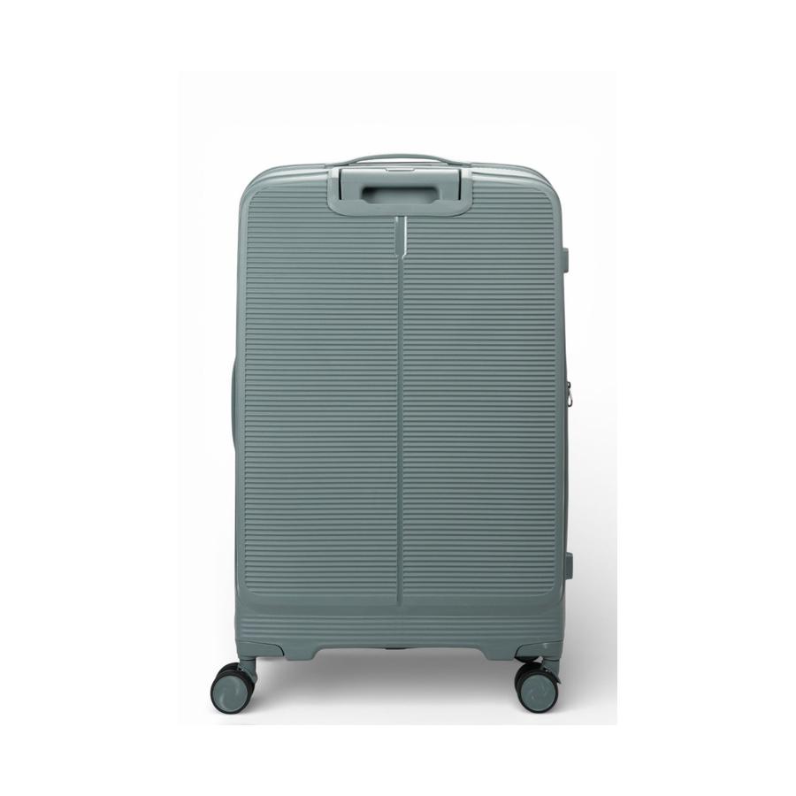 Caselite Venture 57cm & 76cm Top Open Hardside Luggage Set Grey Green Grey Green