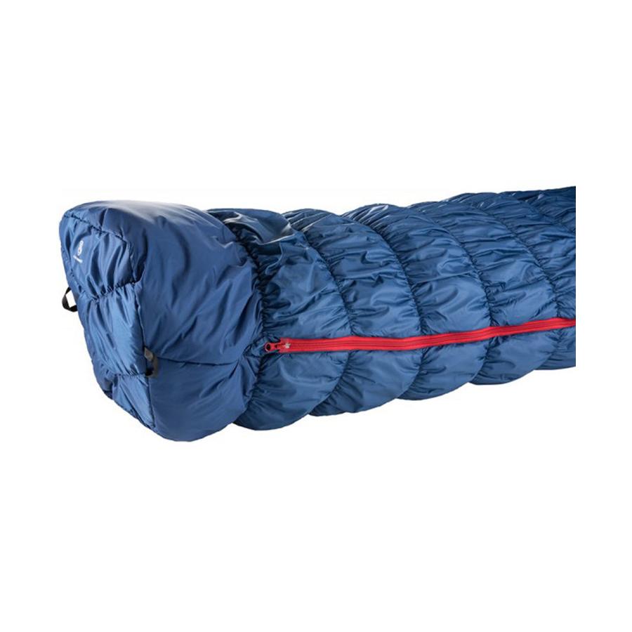 Deuter Exosphere -10° Left Zip Sleeping Bag Steel/Fire Steel/Fire