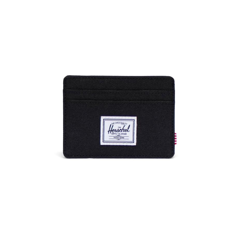 Herschel Charlie RFID Credit Card Holder Black Black