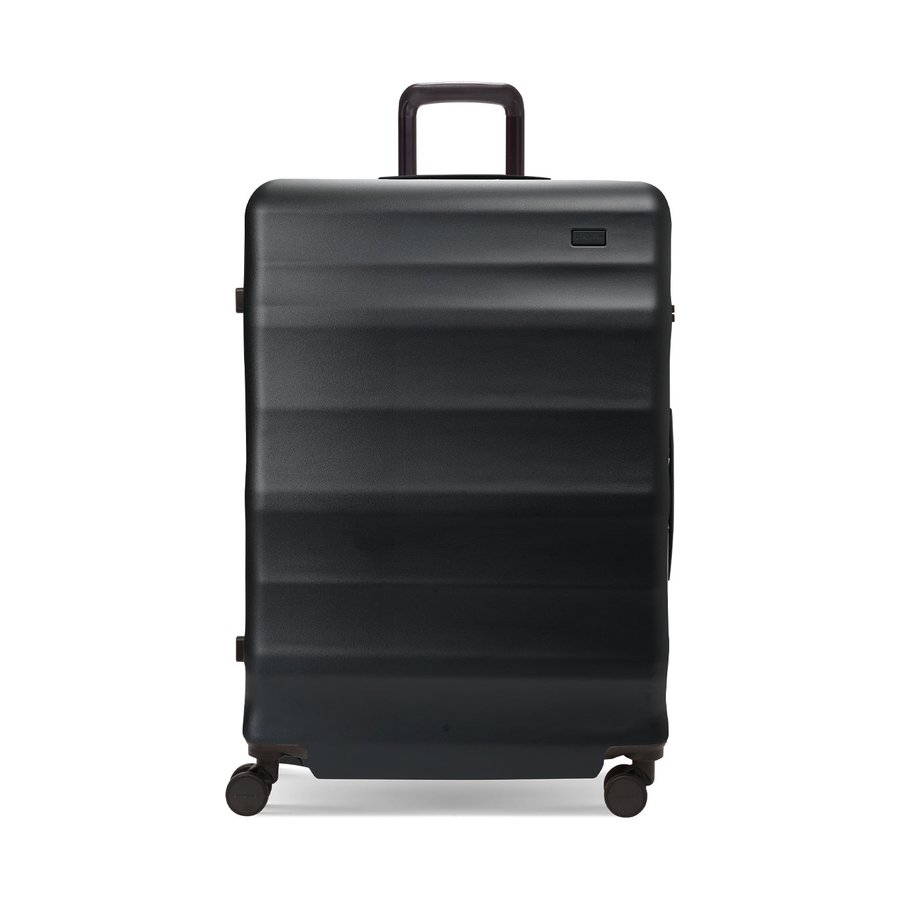 Explorer Luna-Air 74cm Hardside Checked Suitcase Black Black