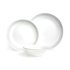 Corelle Mystic Gray 12 Piece Dinner Set White