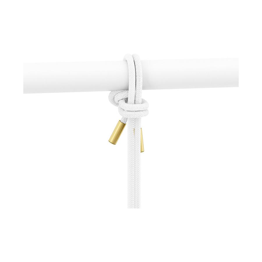 Umbra Triflora Hanging Planter (Set of 5) White/Brass White/Brass