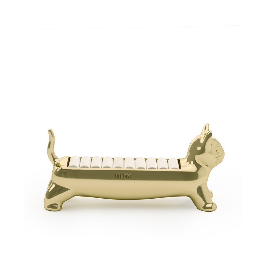 Umbra Ali Cat Ring Holder Brass Brass