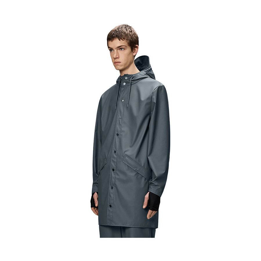 Rains Long Jacket Lagoon S
