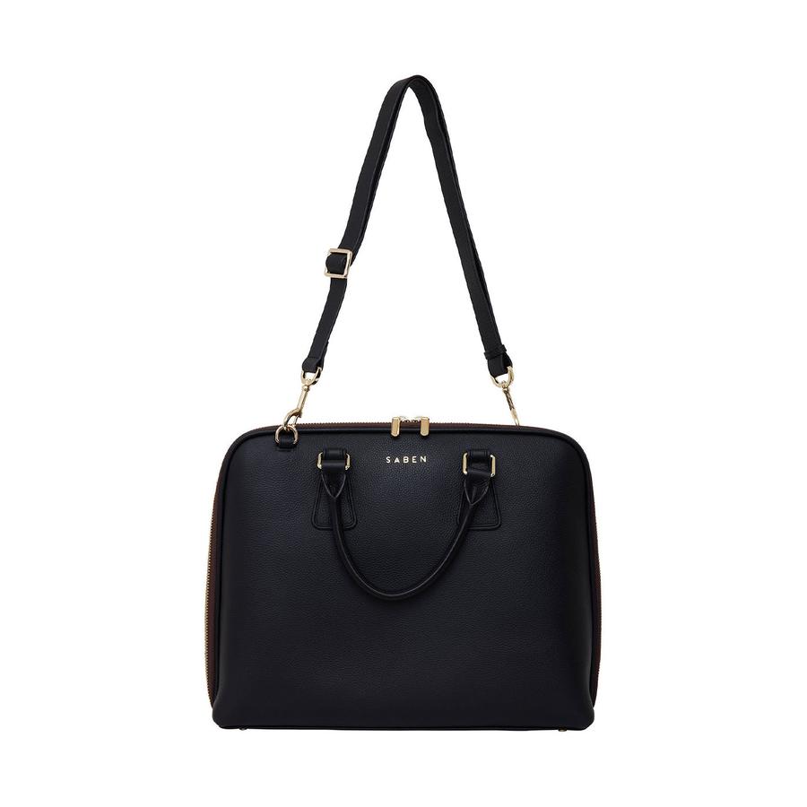 Saben Parker Briefcase Black Black