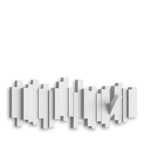 Umbra Sticks 5 Wall Hooks White