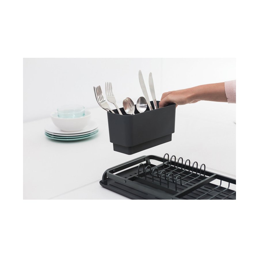 Brabantia Compact Dish Drying Rack Dark Grey Dark Grey