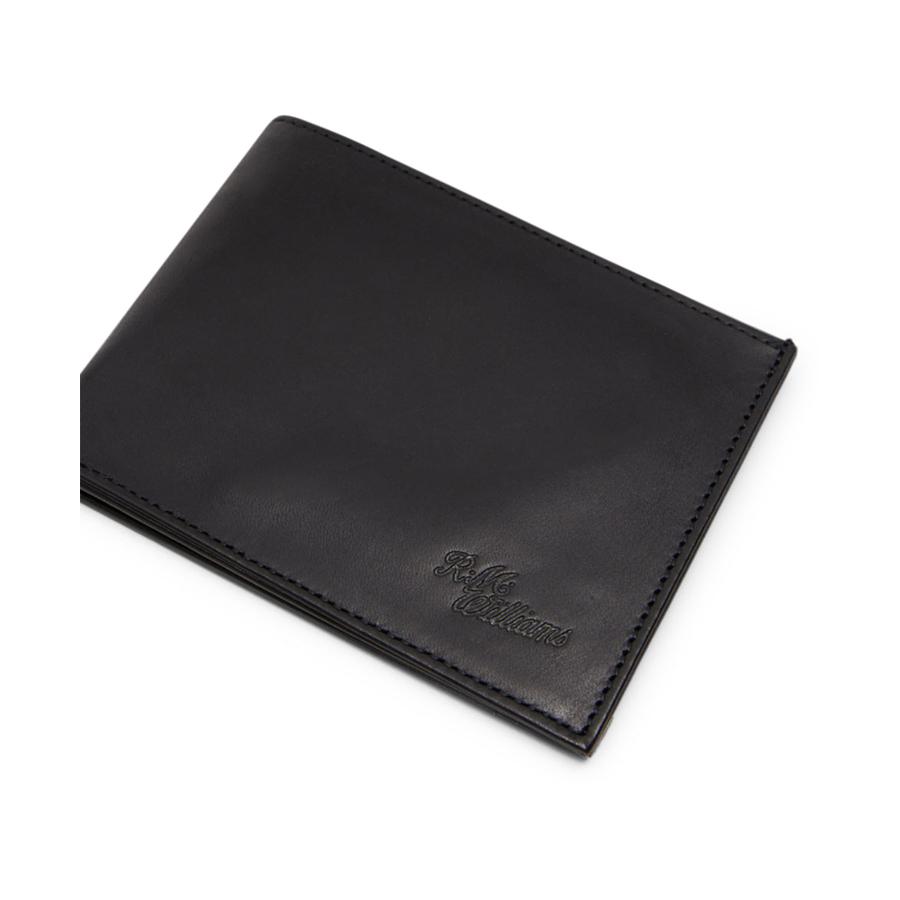 RM Williams Singleton Bifold Wallet Black Black