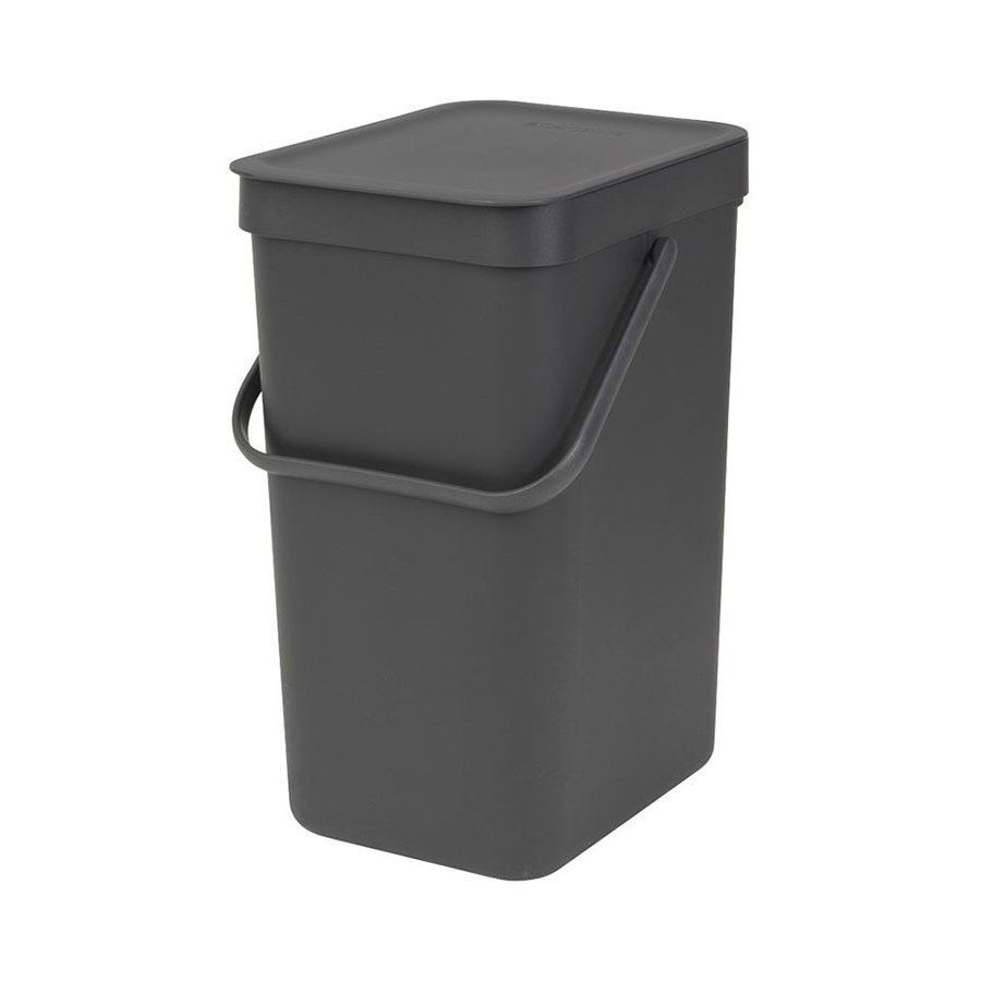 Brabantia Sort & Go Waste Bin (12L) Grey Grey