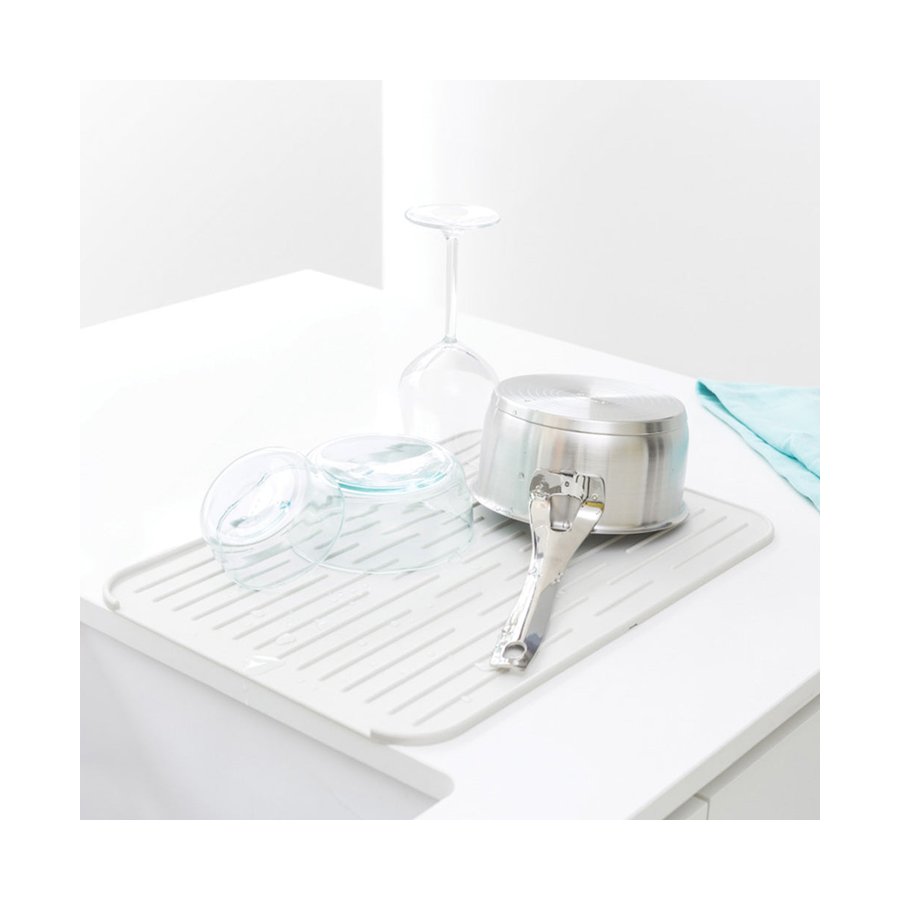 Brabantia Silicone Dish Drying Mat Light Grey Light Grey