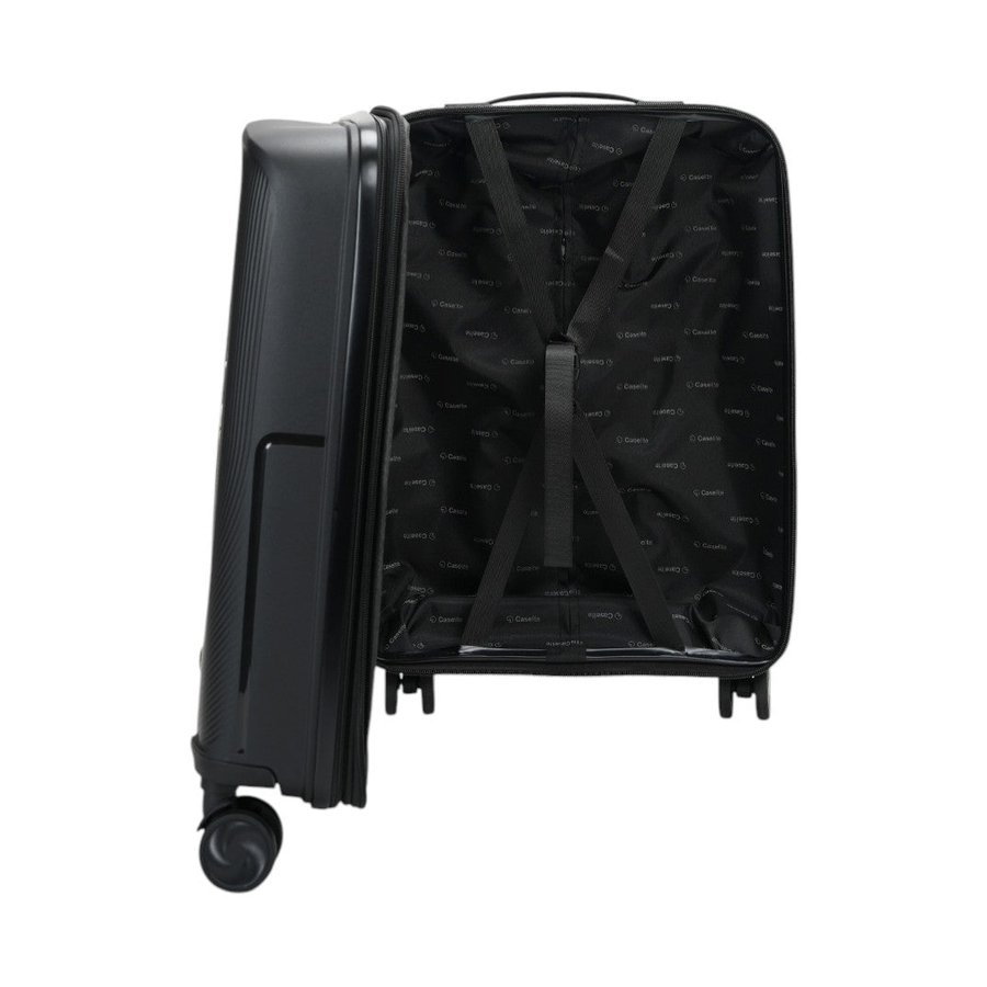 Caselite Aero 56cm Hardside Carry-On Suitcase Black Black