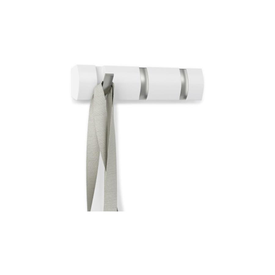 Umbra Flip 3 Wall Mounted Hook White White