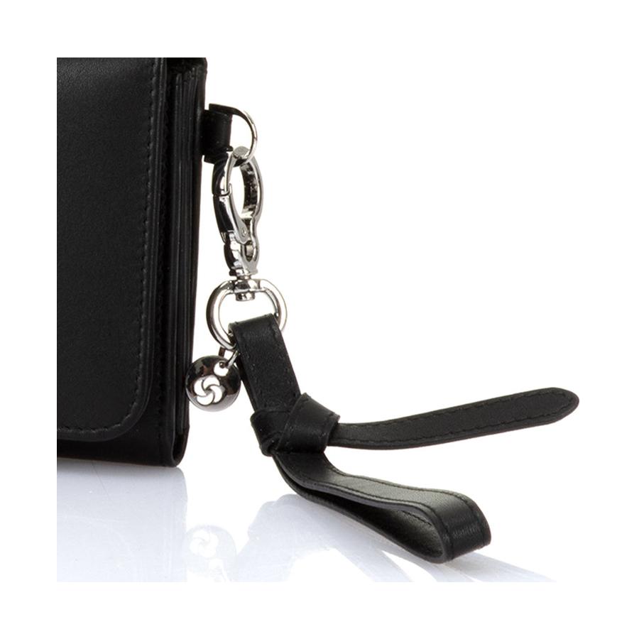 Samsonite Serena Leather Clutch RFID Wallet Black Black