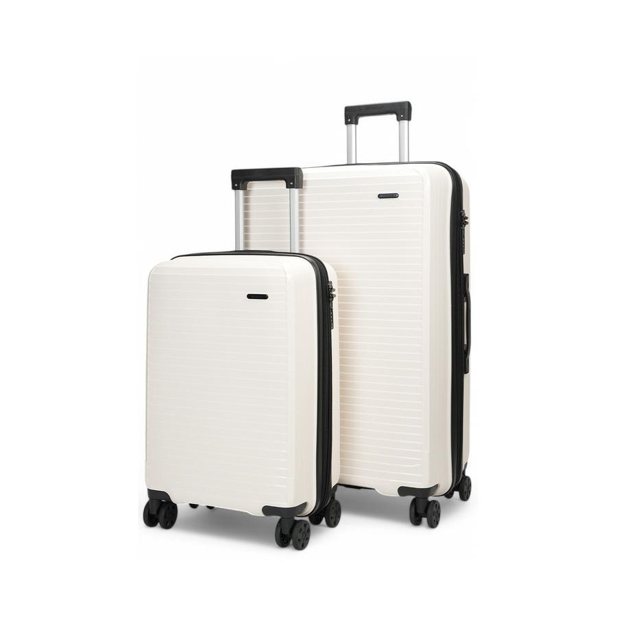 Nomad Venture 56cm & 75cm Hardside Luggage Set White White