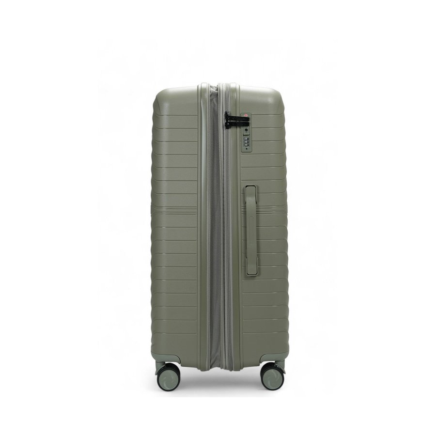 Caselite Summit 75cm Hardside Checked Suitcase Moss Moss