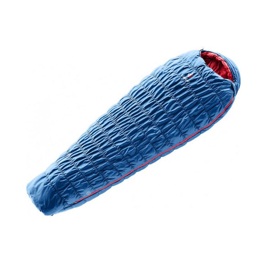 Deuter Exosphere -10° Right Zip Sleeping Bag Steel/Fire Steel/Fire