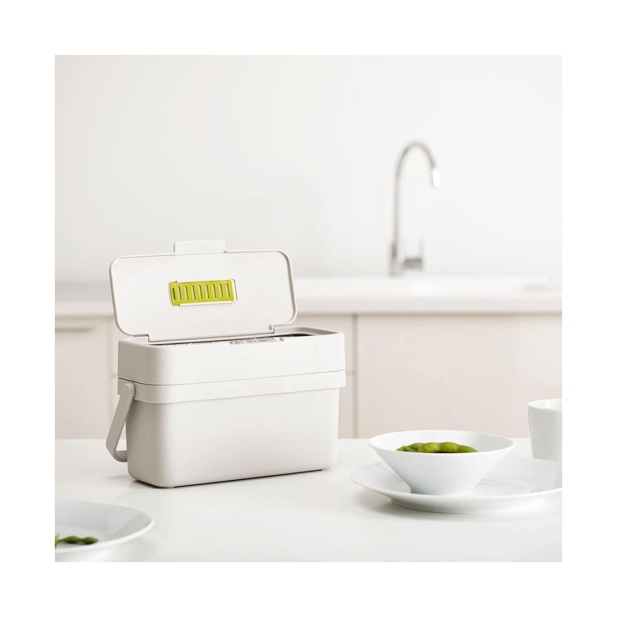Joseph Joseph Compo 4L Food Waste Caddy Beige Beige
