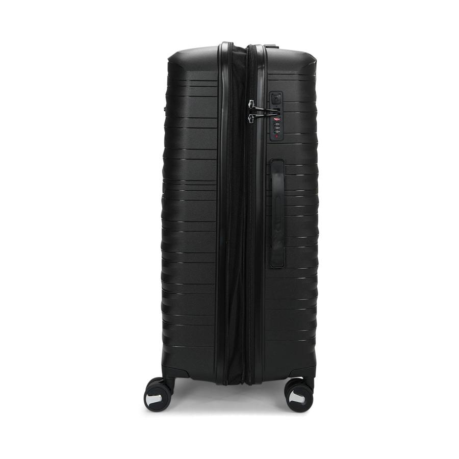 Nomad Discover 75cm Hardside Checked Suitcase Black Black