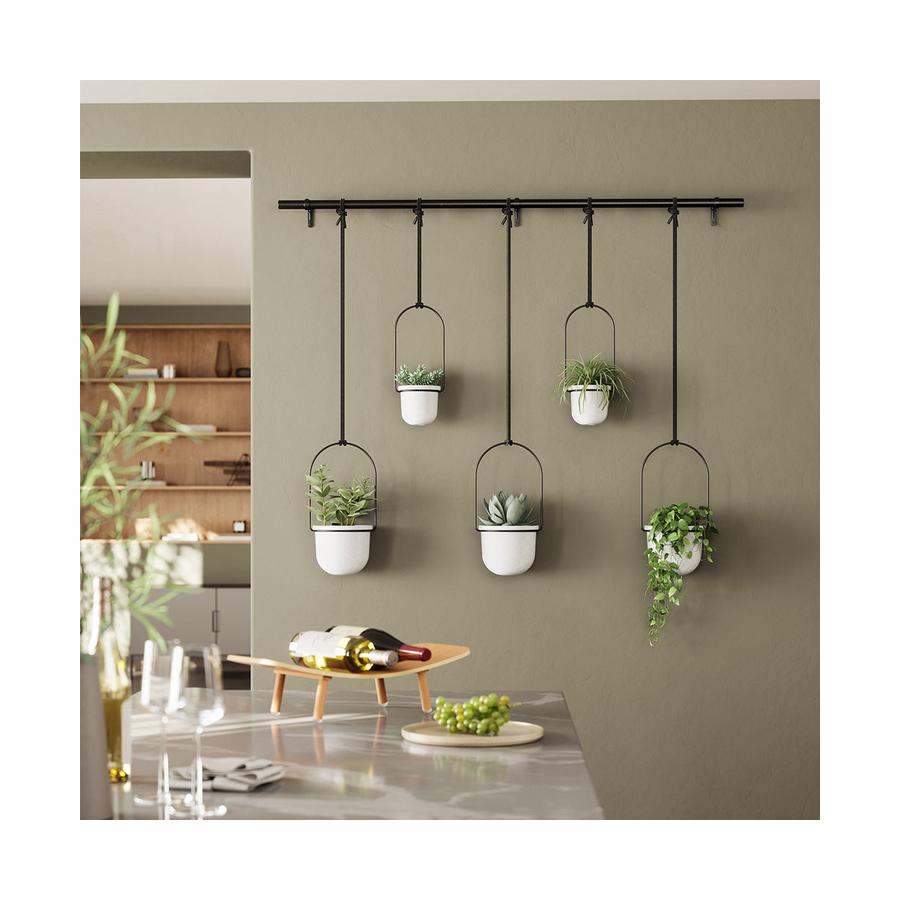 Umbra Triflora Hanging Planter (Set of 5) White White