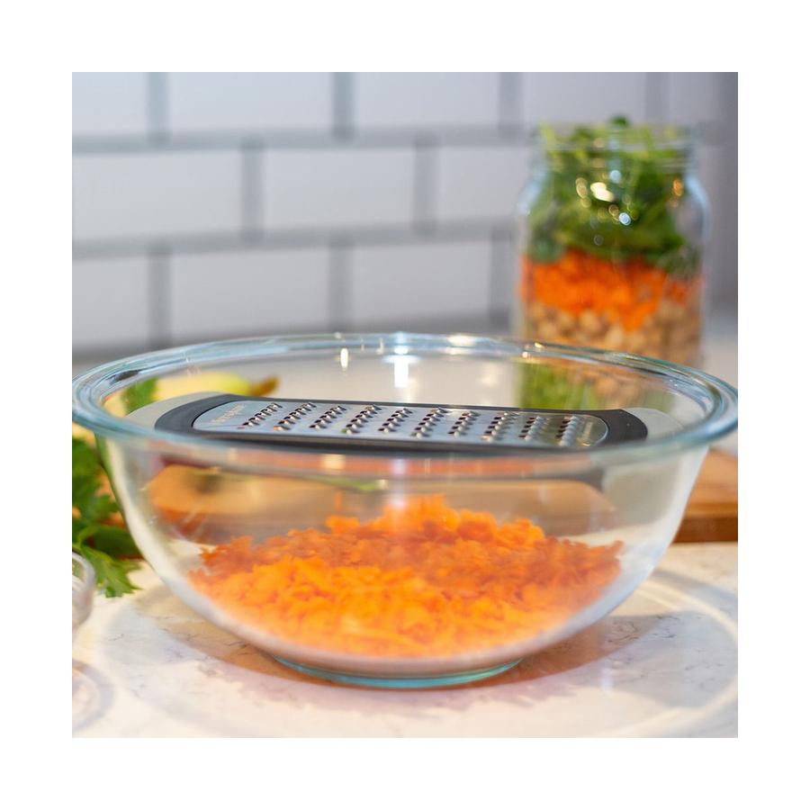 Microplane Bowl Grater Grey Grey