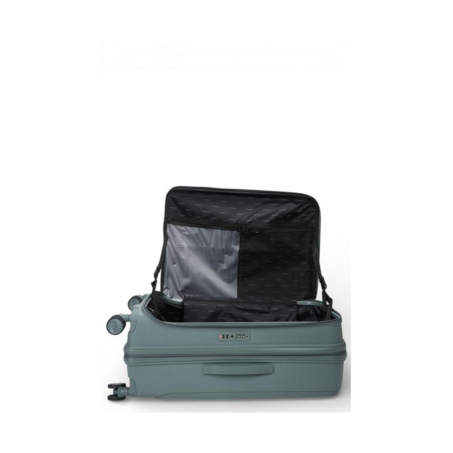 Caselite Venture 57cm & 76cm Top Open Hardside Luggage Set Grey Green Grey Green