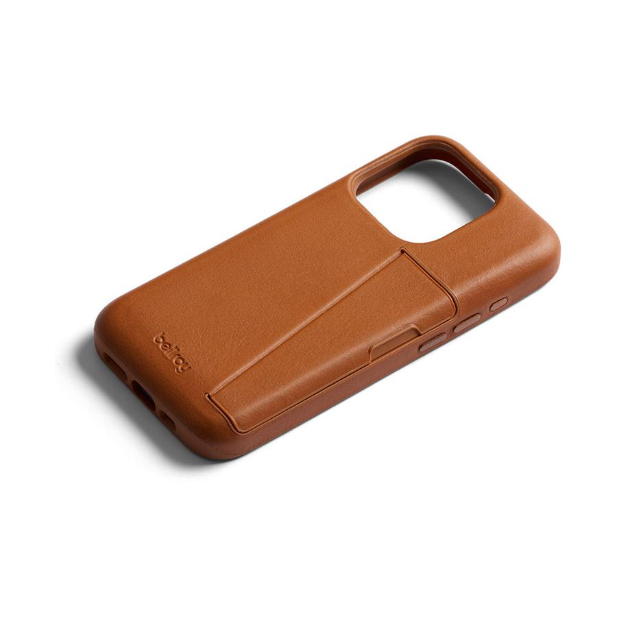 Bellroy iPhone 15 Pro Max Phone Case - 3 Card (With Button Add-On) Terracotta Terracotta