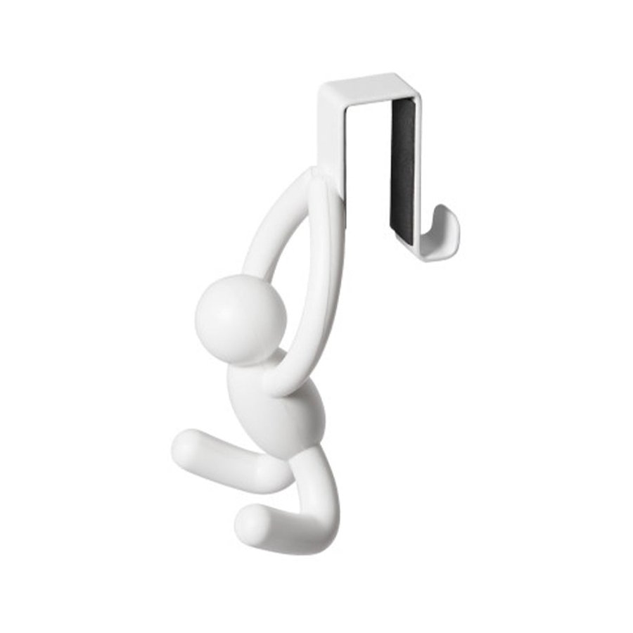 Umbra Buddy Over the Cabinet Hooks (Set of 2) White White