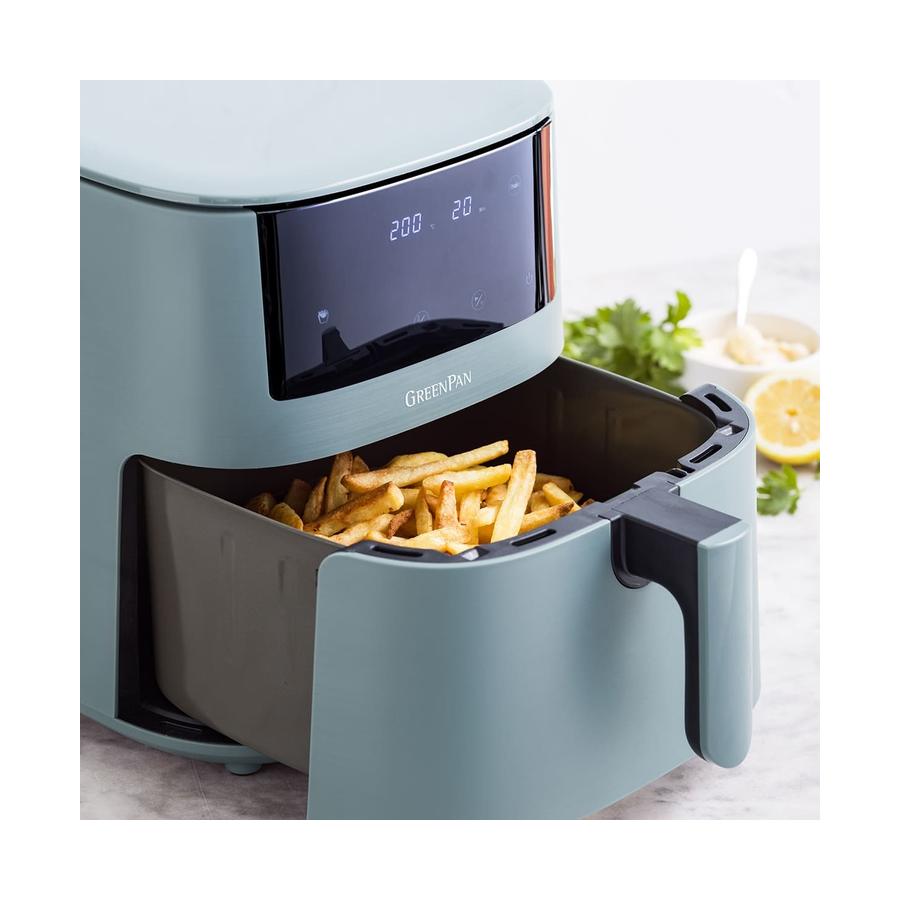 GreenPan Bistro Air Fryer 7.2L Smokey Blue Smokey Blue