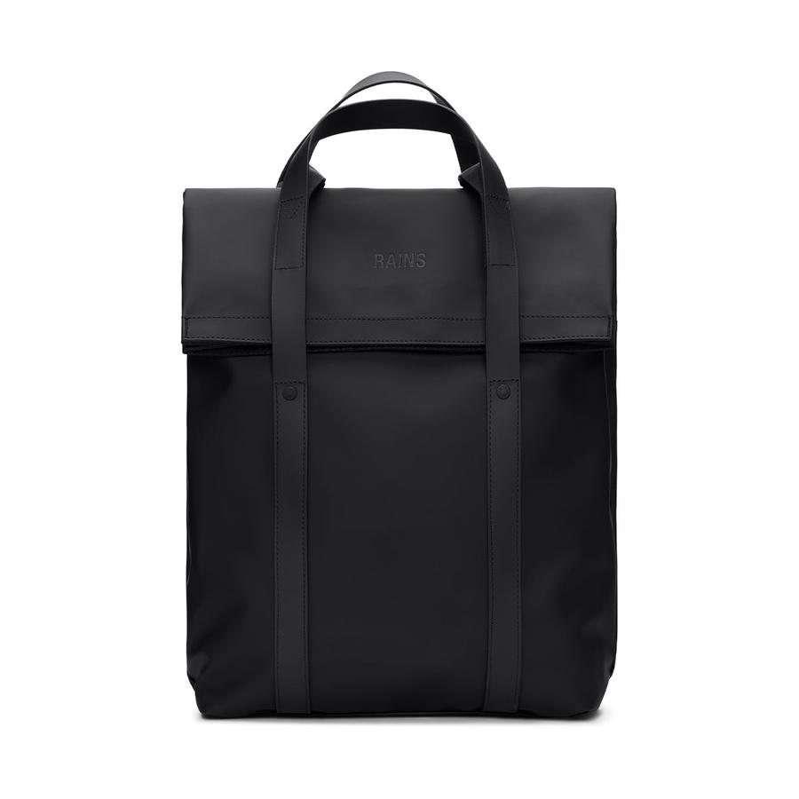 Rains 2 Way Tote Backpack Black Black
