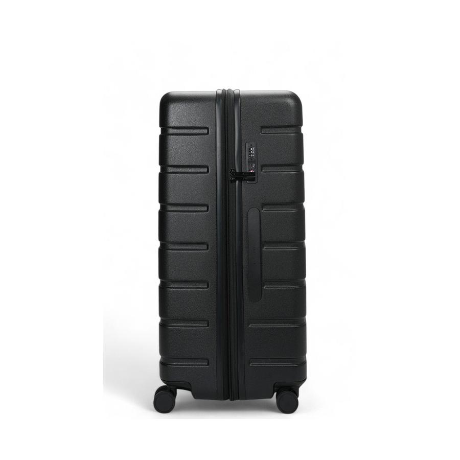 Explorer Arlo Pro 52cm Front Access, 65cm & 75cm Hardside Luggage Set Black Black