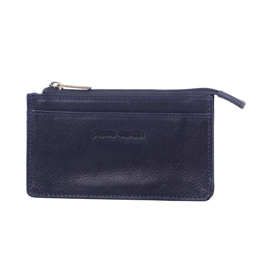 Pierre Cardin Nova Italian Leather Coin Purse Midnight Midnight