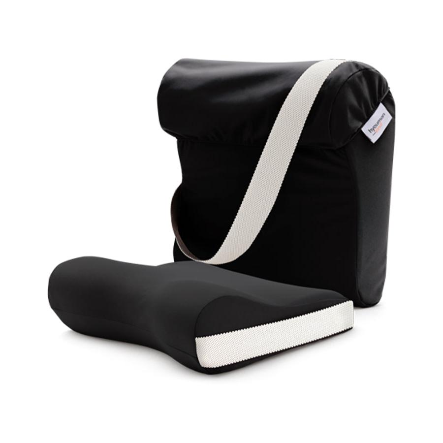 Hyoumankind Go Pillow + Travel Bag Black Black