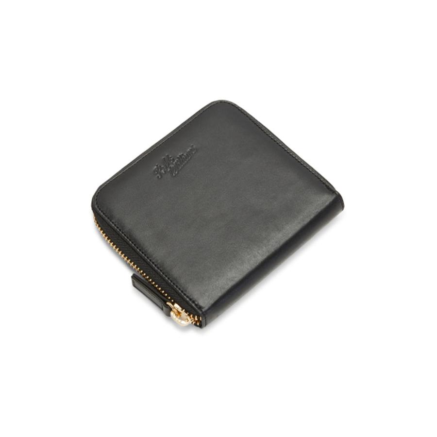 RM Williams Singleton Mini Zip Wallet Black Black
