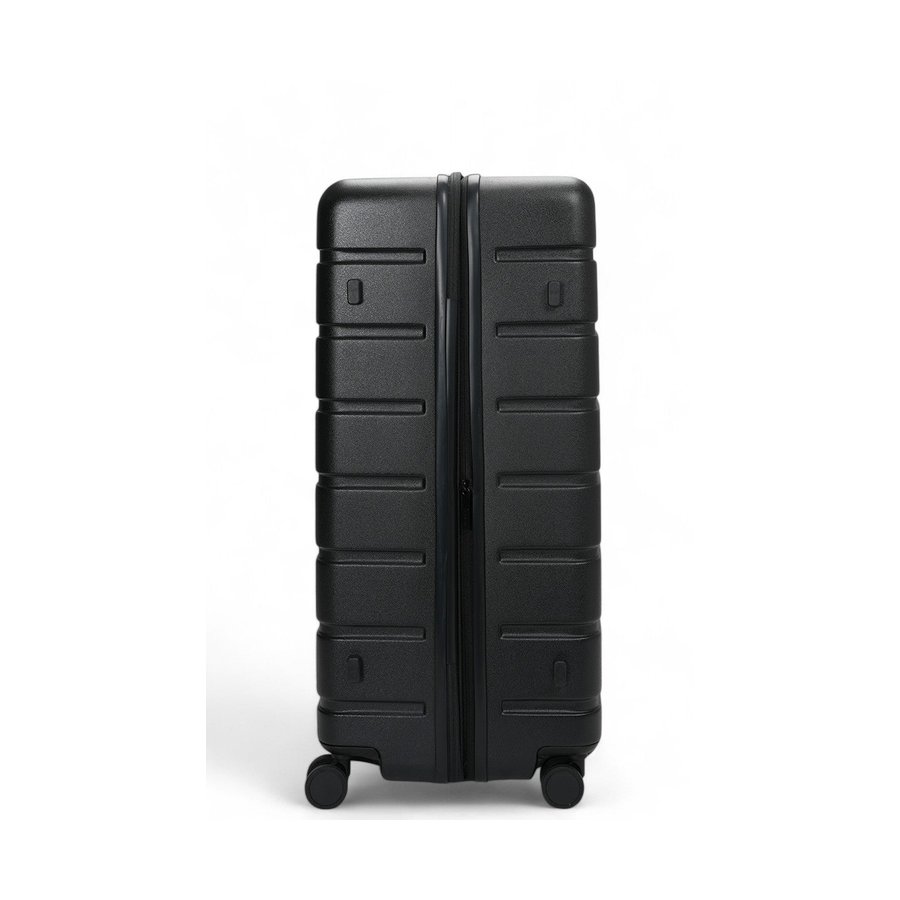 Explorer Arlo Pro 52cm Front Access, 65cm & 75cm Hardside Luggage Set Black Black