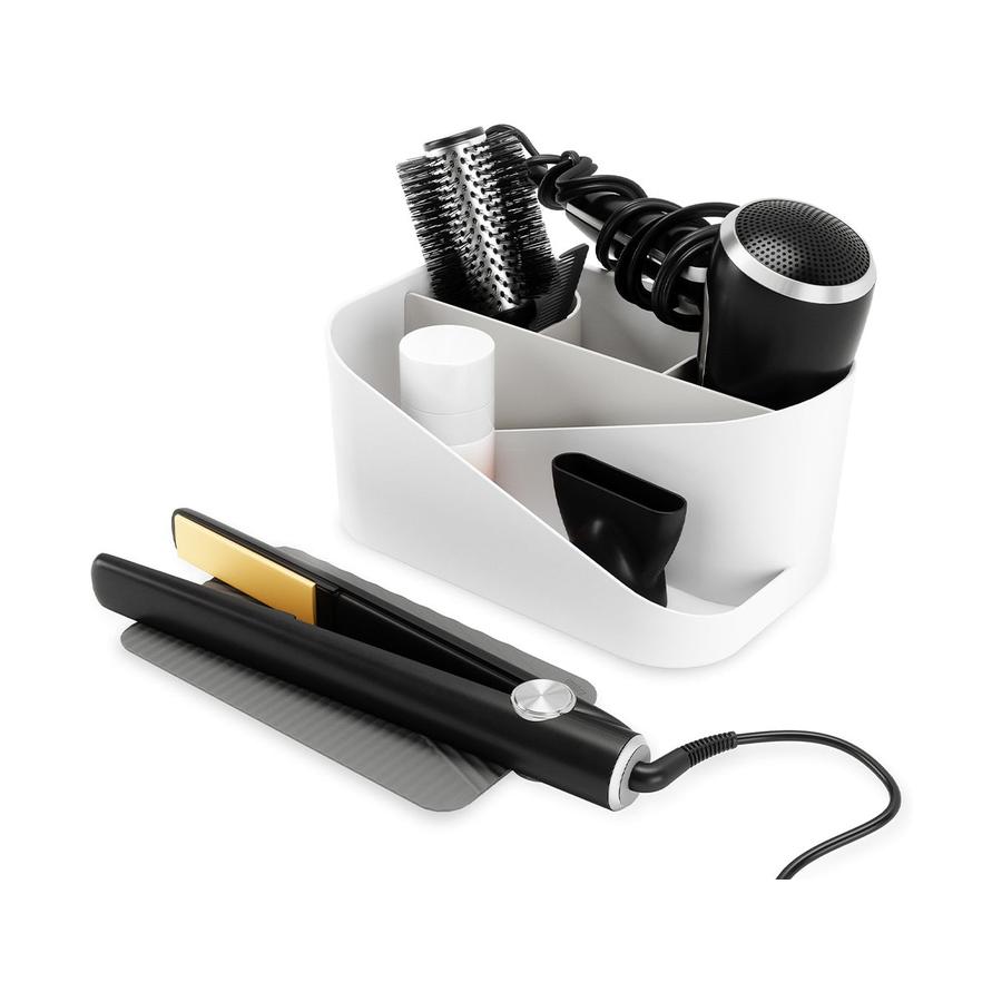 Umbra Glam Hair Tool Organiser White/Charcoal White/Charcoal