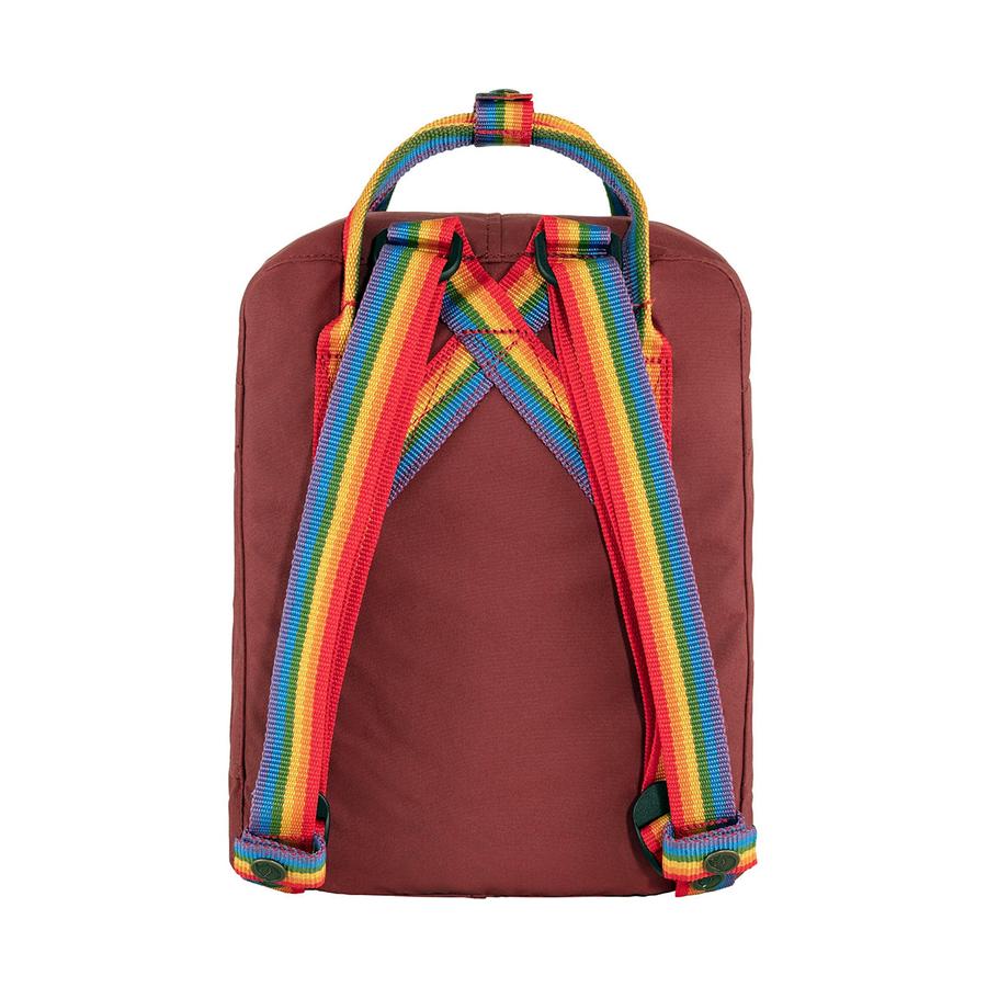 Fjallraven Kanken Mini Backpack Rainbox/Ox Red Rainbox/Ox Red