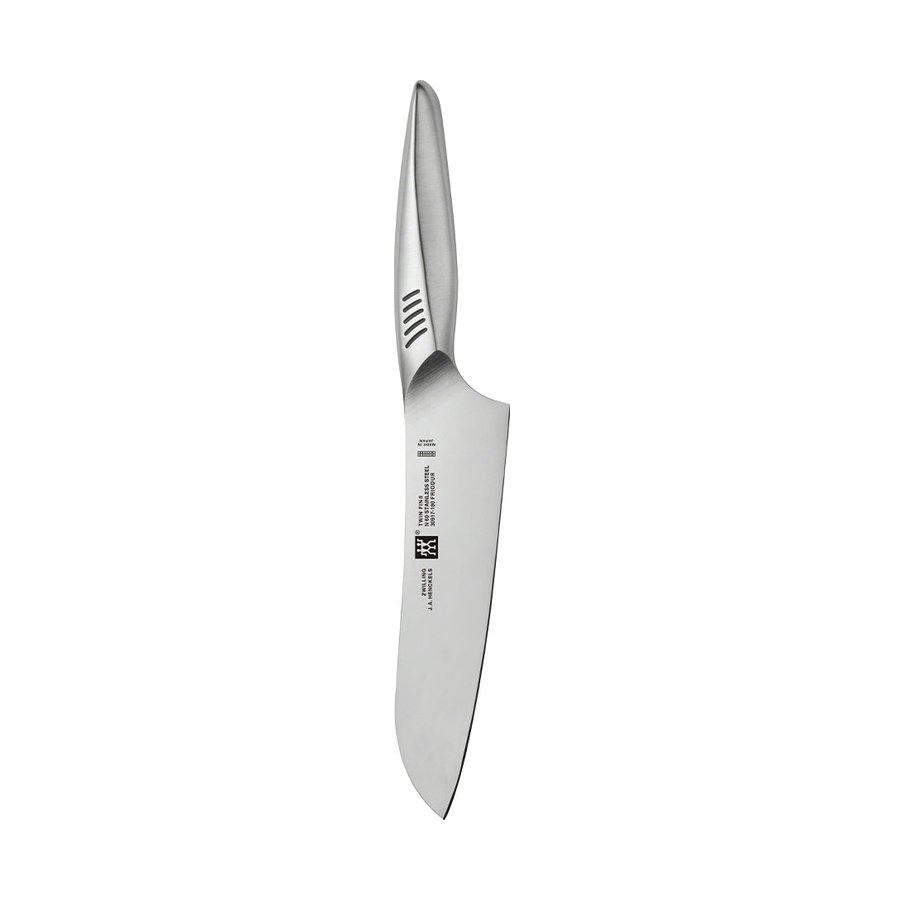 Zwilling Twin Fin II 18cm Santoku Knife Stainless Steel Stainless Steel