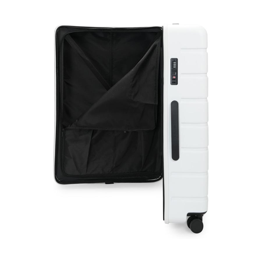 Explorer Arlo Pro 52cm Front Access & 75cm Hardside Luggage Set White White