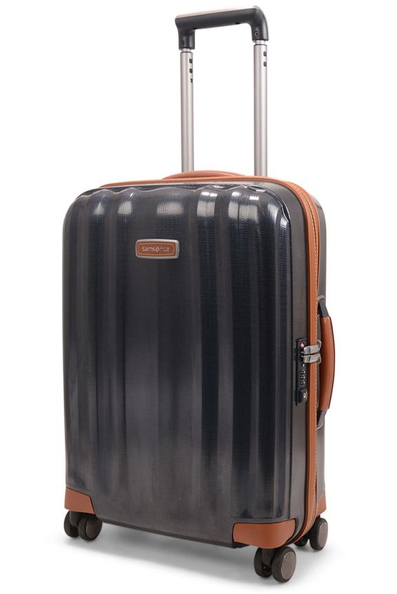 Samsonite Lite-Cube DLX 55cm CURV Carry-On Spinner Suitcase Midnight Blue