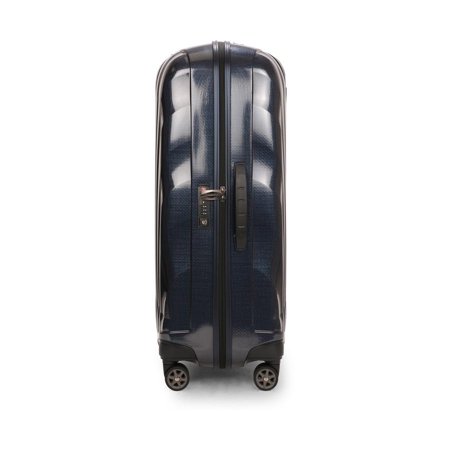 Samsonite C-Lite 75cm CURV Checked Suitcase Midnight Blue Midnight Blue