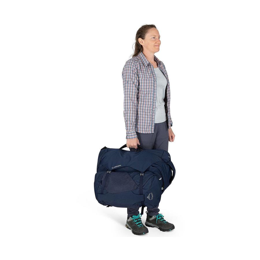 Osprey Fairview 55 Women's Travel Pack Black Black