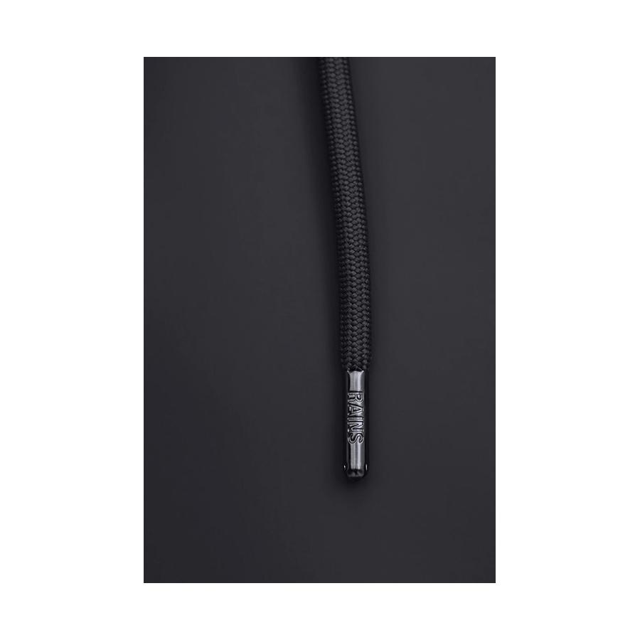 Rains Long Jacket Black XXL