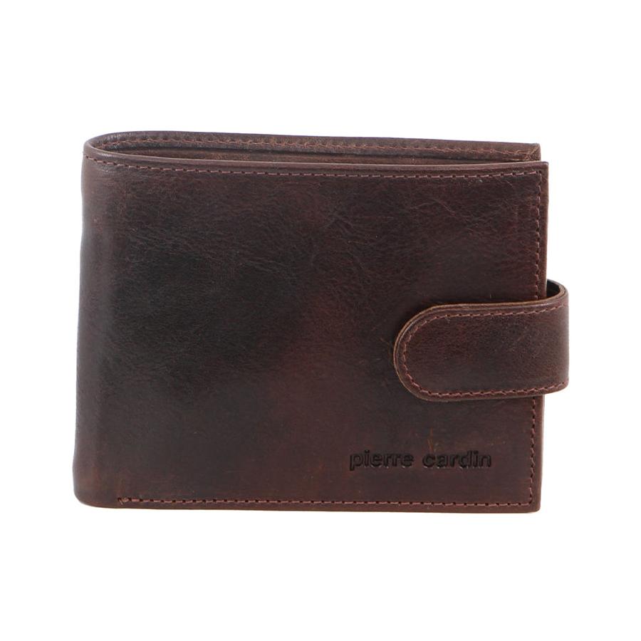 Pierre Cardin Noah Men's Italian Leather RFID Wallet Chocolate Chocolate