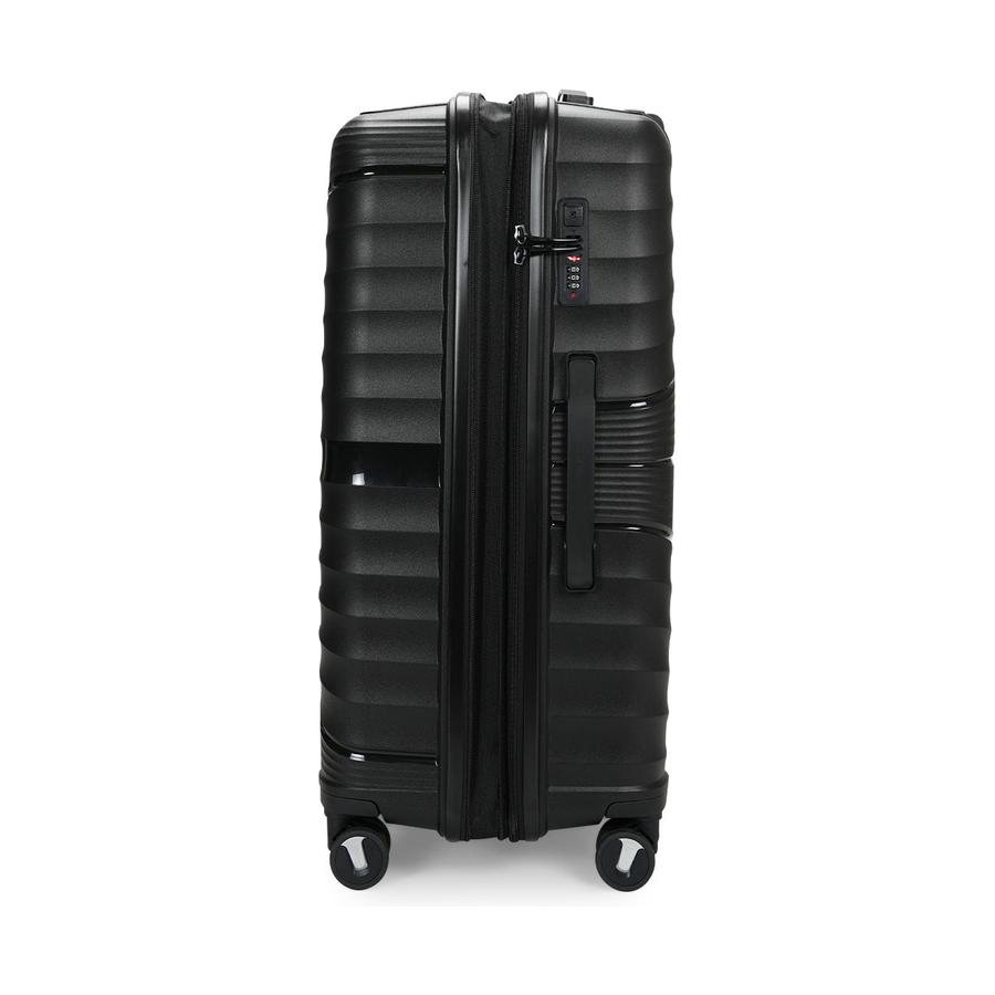 Nomad Aspire 55cm, 65cm and 75cm Hardside Luggage Set Black Black