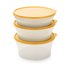 Tupperware Everyday Bowls Large (Set of 3) Yellow