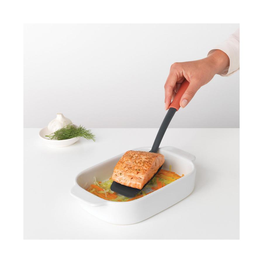 Brabantia Tasty+ Spatula Plus Cutting Edge Terracotta Pink Terracotta Pink
